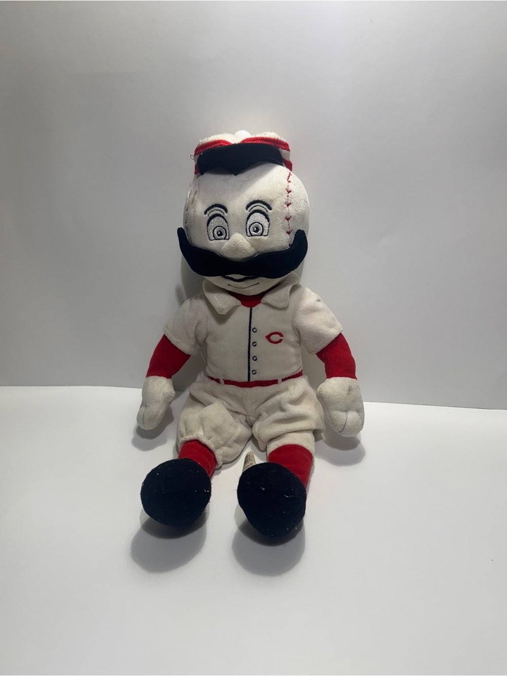 Mascot Factory MLB 16" Mr. Redlegs Cincinnati Reds Plush Baseball Mascot Doll